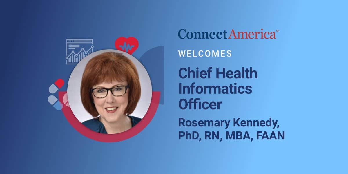 Chief Health Informatics Officer Rosemary Kennedy welcome graphic