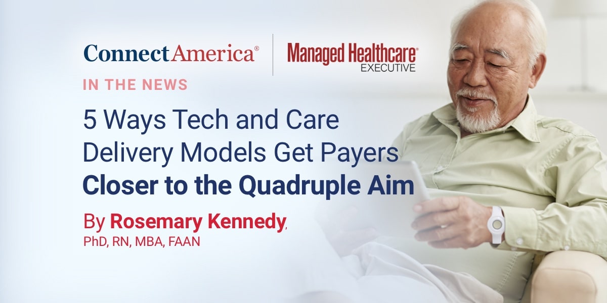 tech and care delivery models news graphic