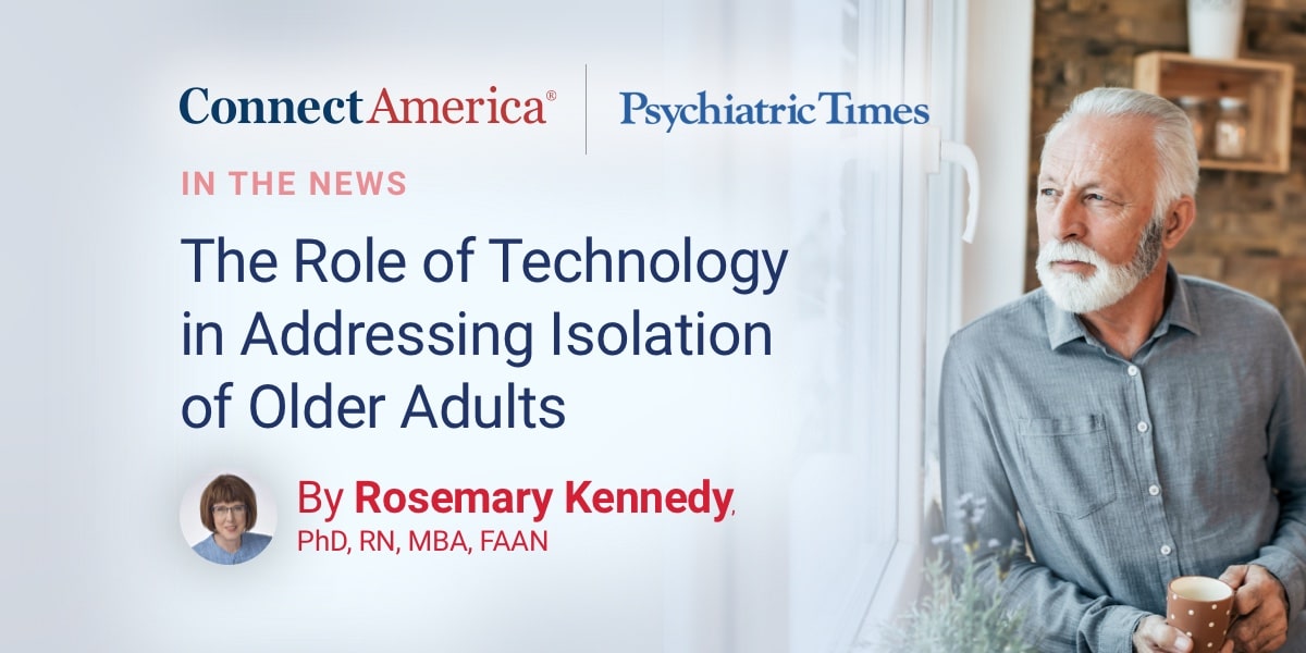 The Role of Technology in Addressing Isolation of Older Adults news graphic